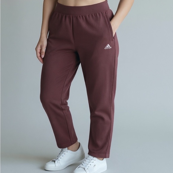 adidas Pants - Adidas Burgundy Athletic Leggings